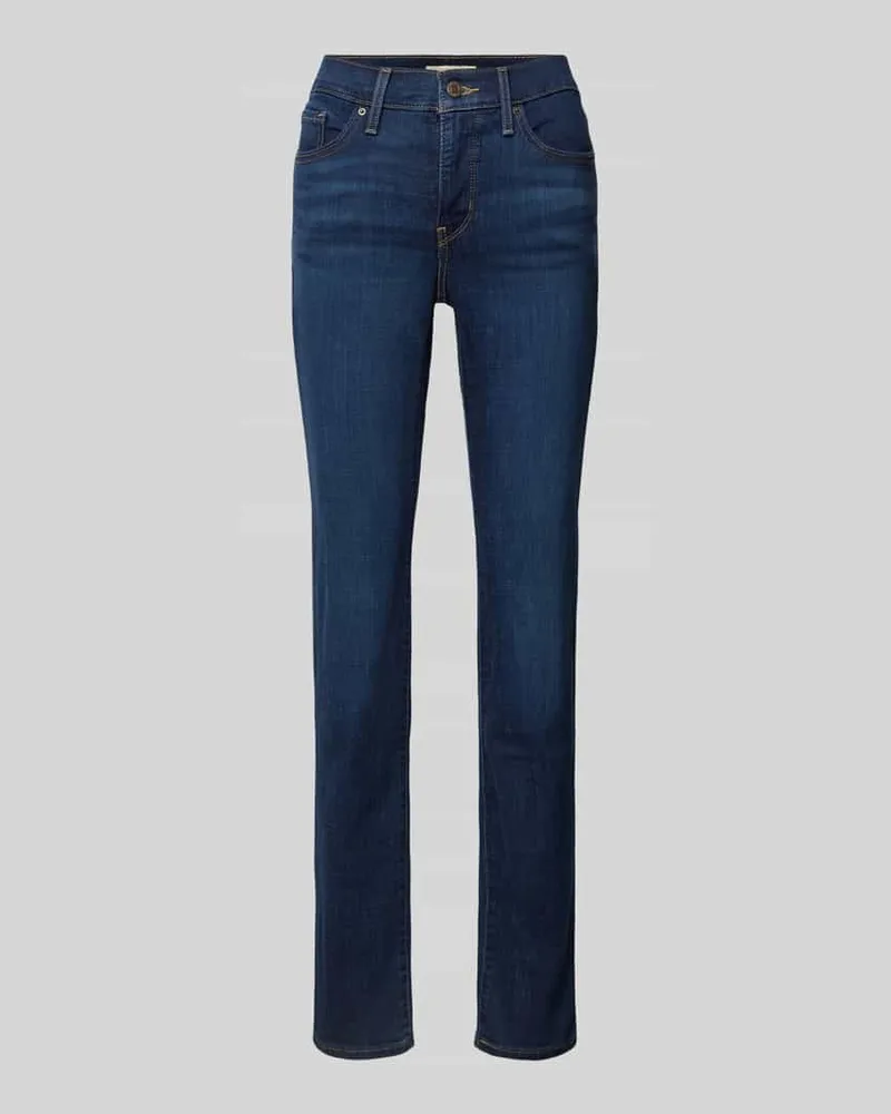 Levi's Slim Fit Jeans mit Viskose-Anteil Modell '312 Dunkelblau
