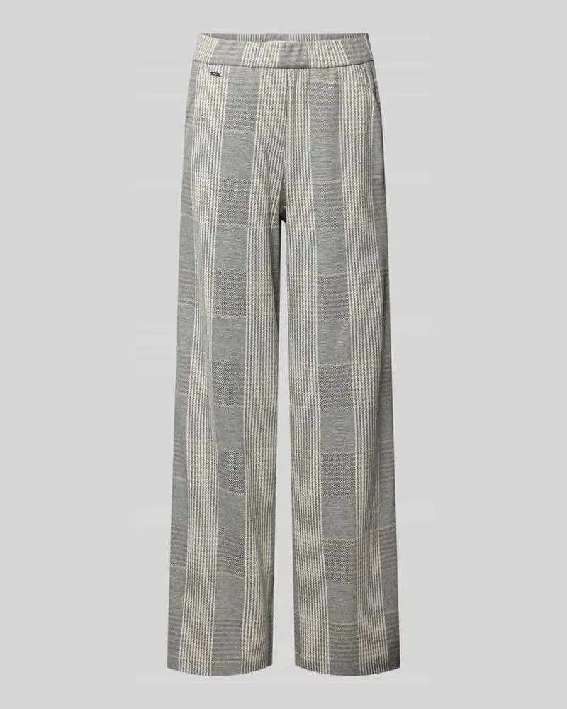 Brax Hose aus Viskose-Mix mit Eingrifftaschen Modell 'MAINE Silber