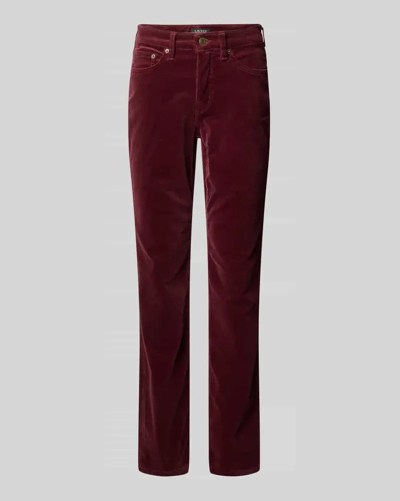 Ralph Lauren Cordhose mit 5-Pocket-Design Anthrazit