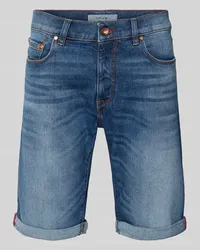 Pierre Cardin Jeansshorts mit Eingrifftaschen Modell 'Lyon Jeansblau