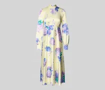 Midikleid mit Stehkragen