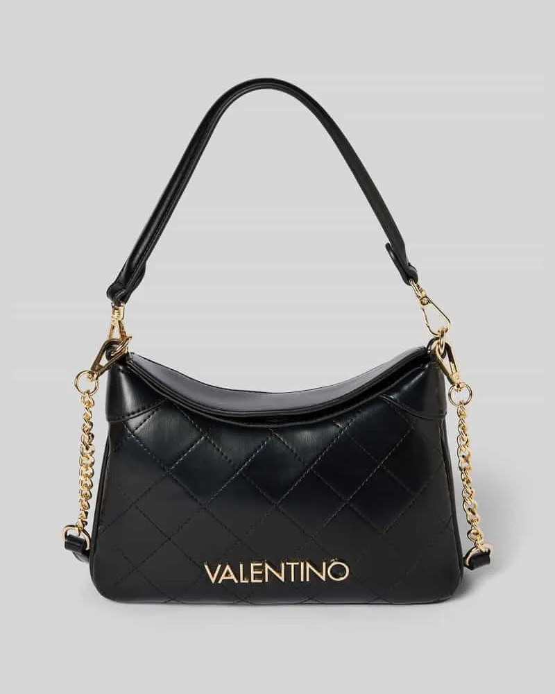Valentino Garavani Handtasche mit Label-Applikation Black