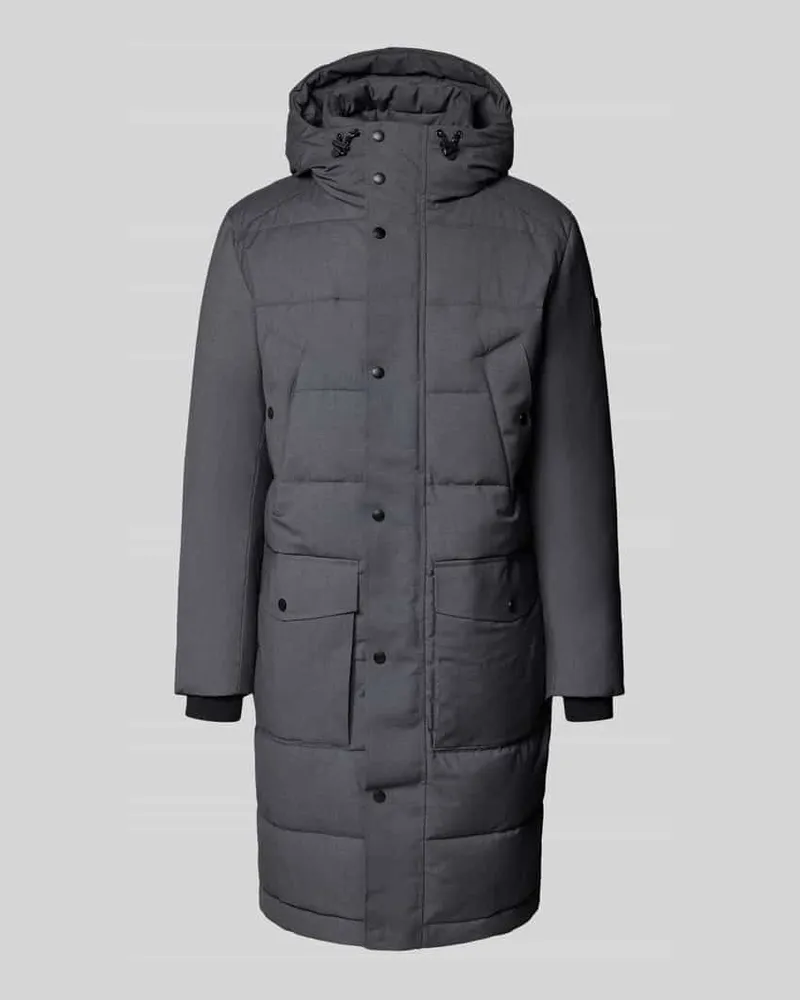 Strellson Daunenjacke mit Kapuze Anthrazit