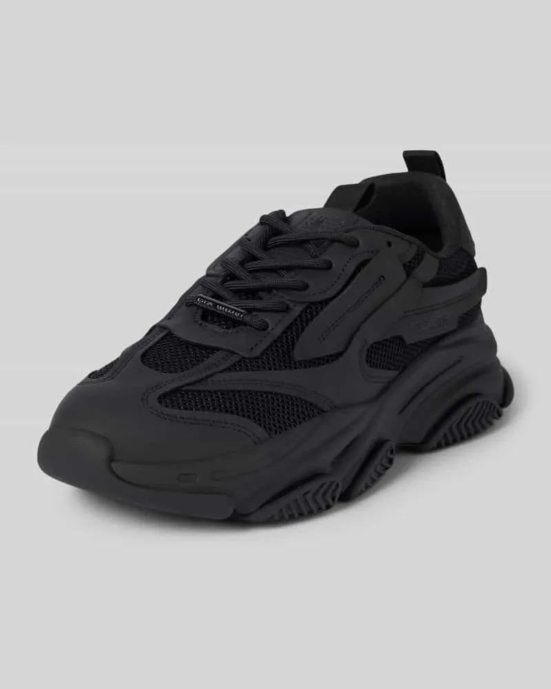 Steve Madden Sneaker mit Schnürverschluss Modell 'POSSES Black