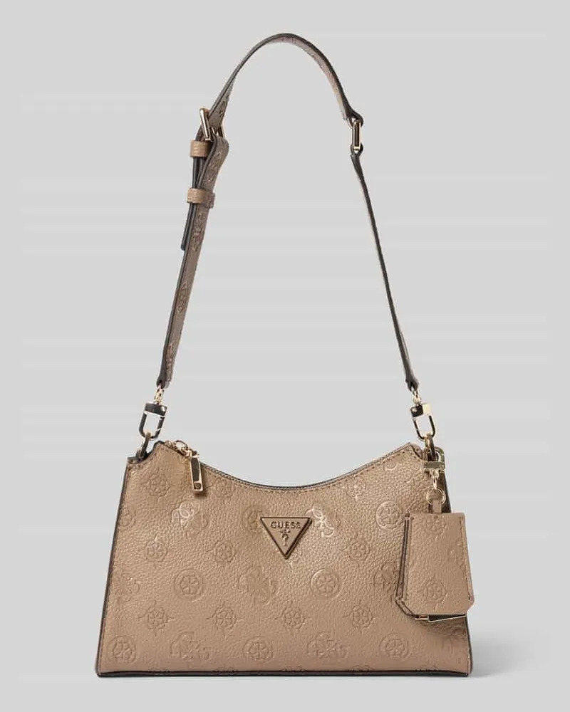 Guess Shoulder Bag in Leder-Optik Modell 'Cresidia Beige