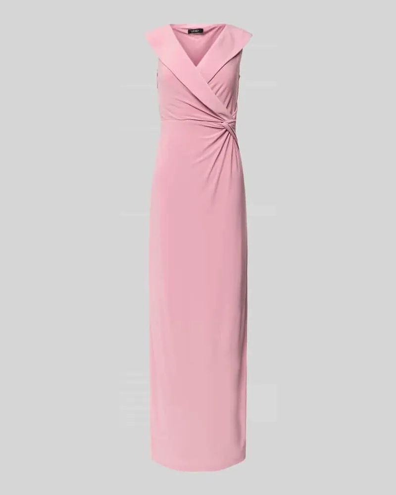 Ralph Lauren Abendkleid in Wickel-Optik Modell 'LEONIDAS Rose