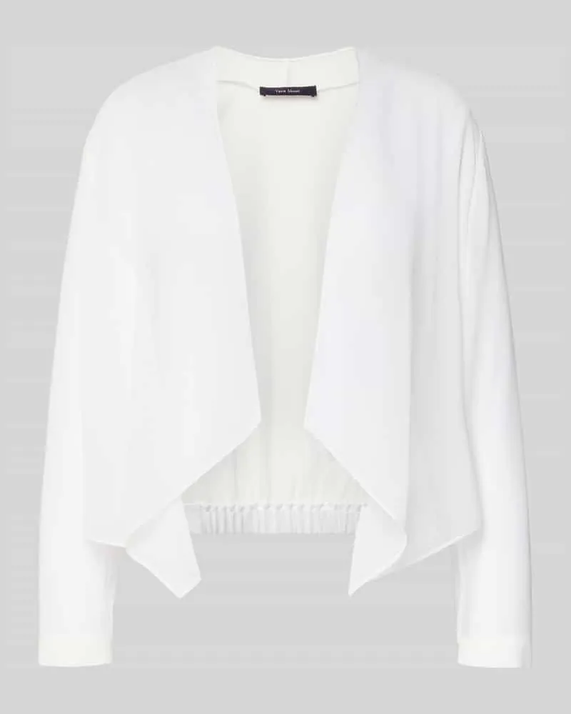 Vera Mont Jacke aus Chiffon in offener Passform Weiss
