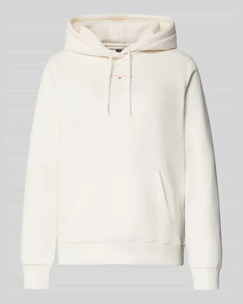 Tommy Hilfiger Regular Fit Hoodie aus Baumwoll-Mix Weiss