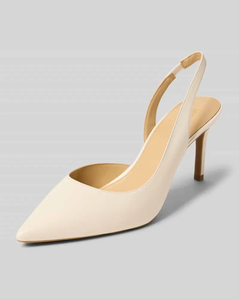 Michael Kors Pumps aus echtem Leder Modell 'Alina Offwhite