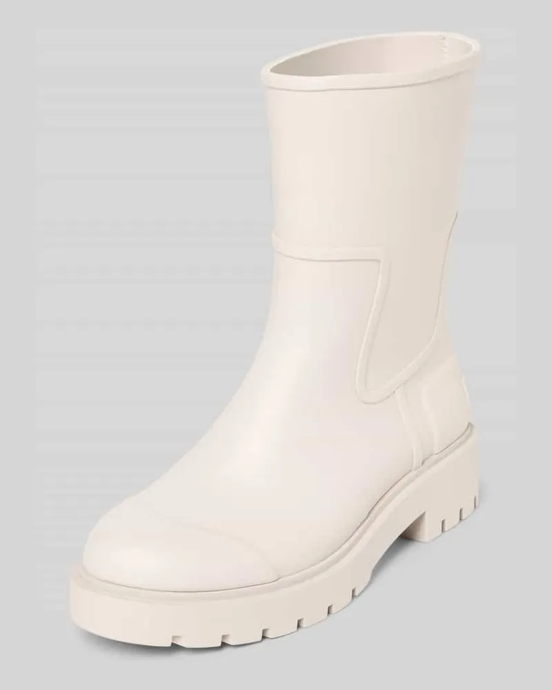 Calvin Klein Gummistiefel mit Label-Detail Beige