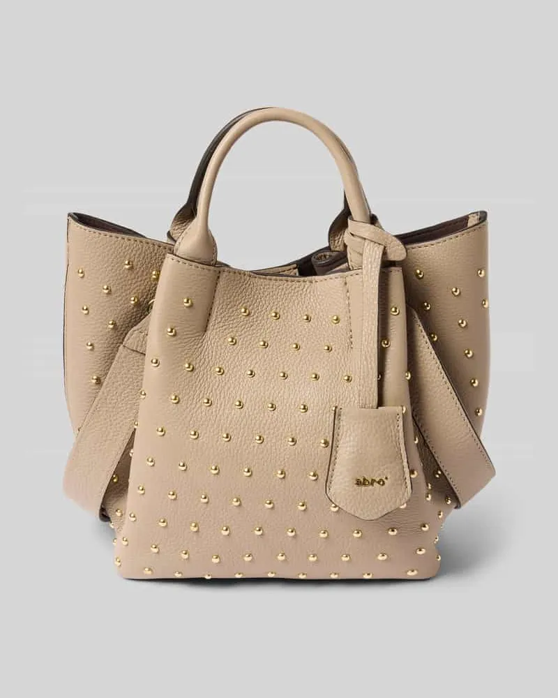 Abro Shopper mit Tragehenkel Taupe