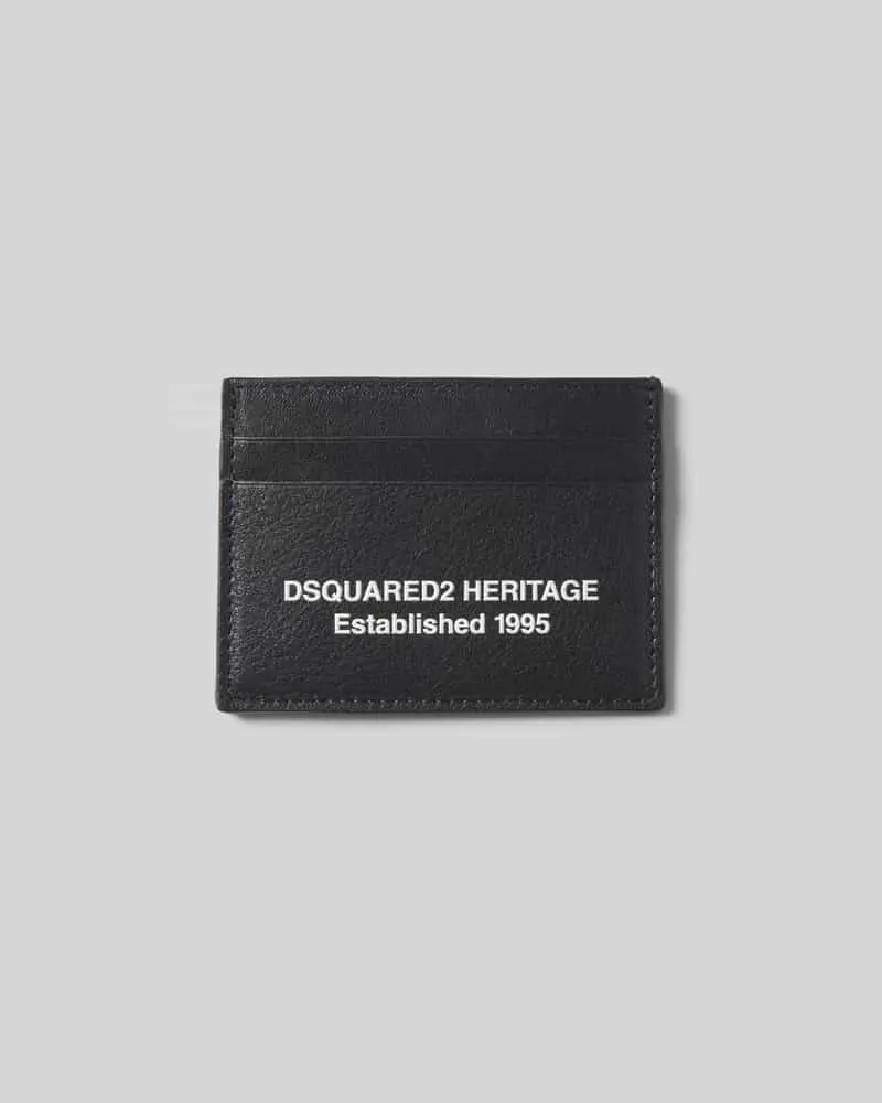 Dsquared2 Portemonnaie mit Label-Detail Black