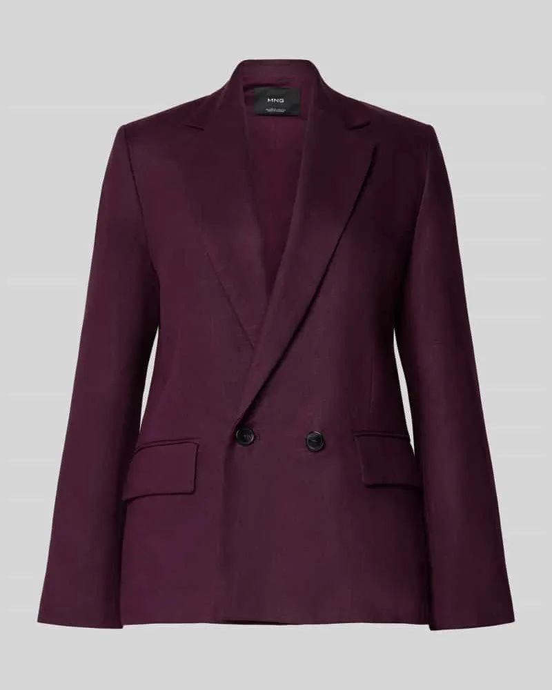 Mango Blazer mit Pattentaschen Modell 'TEMPOLI Lila