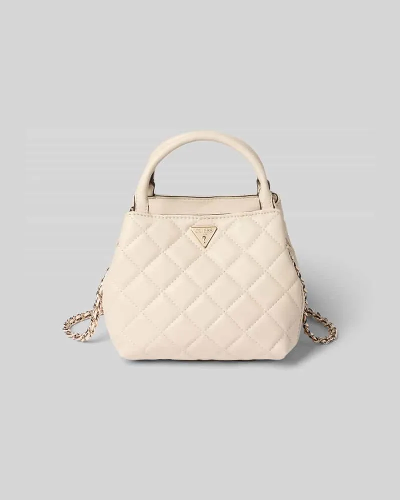 Guess Handtasche in Stepp-Optik Modell 'JULIET Offwhite