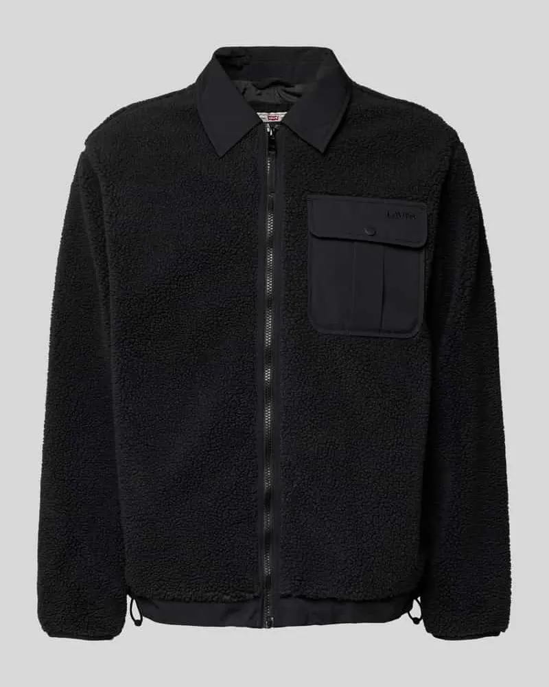 Levi's Jacke mit Teddyfell Modell 'JOONIE SHERPA Black