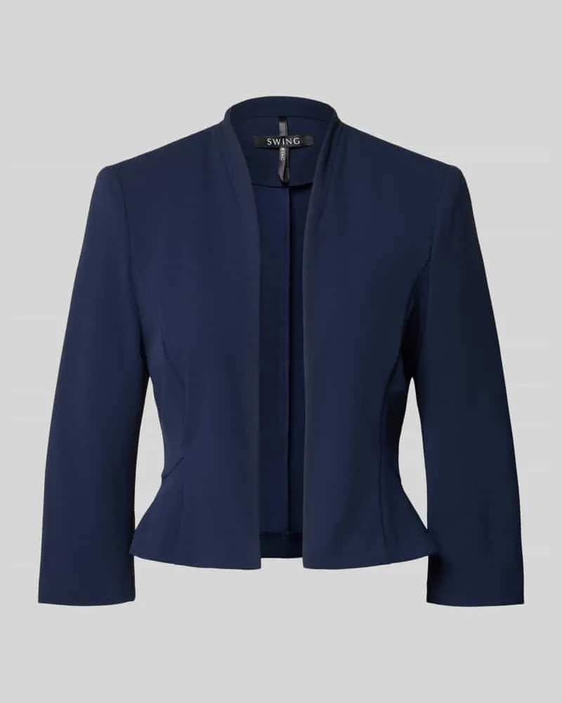 Swing Bolero mit 3/4-Ärmel Marine