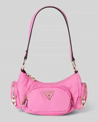 Guess Handtasche mit Label-Applikation Modell 'ECO GEMMA Pink