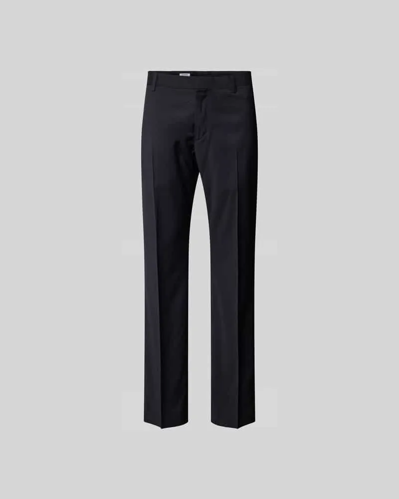 Filippa K Regular Fit Stoffhose aus Woll-Mix Marine