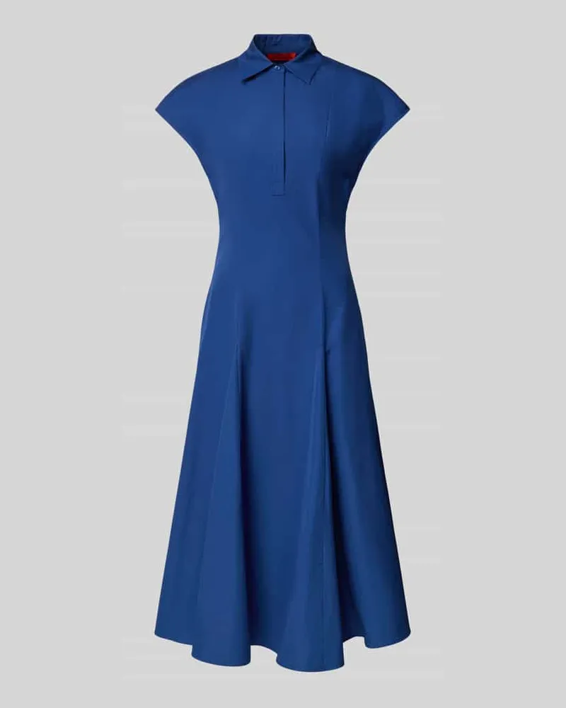 MAX&Co. Ausgestelltes Freizeitkleid aus reiner Baumwolle Modell 'GIORNO Marine