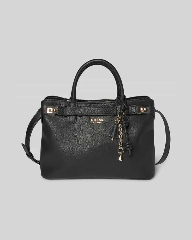 Guess Handtasche mit Tragehenkel Modell 'GREGORIA Black