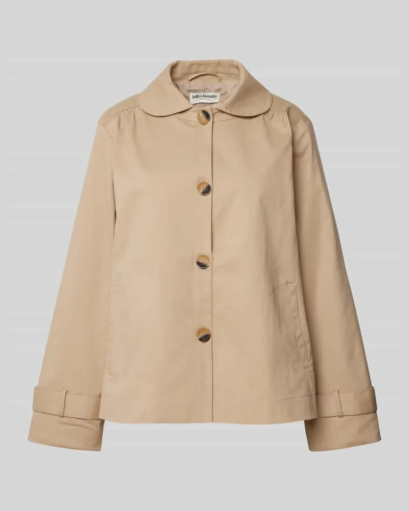 Lollys Laundry Jacke mit Leistentaschen Modell 'Viola Beige