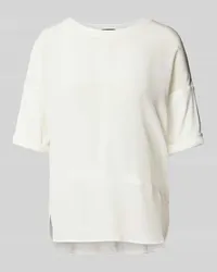 Marc Cain T-Shirt in unifarbenem Design Offwhite