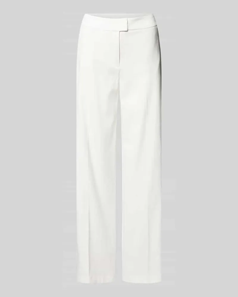 Betty Barclay Hose mit Bügelfalten und Gesäßtaschen Offwhite