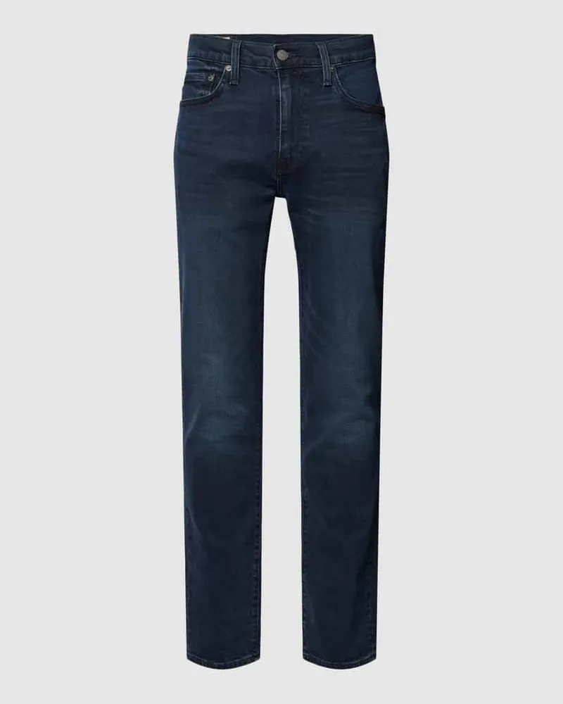 Levi's Slim Fit Jeans mit Label-Details Modell "511 CHICKEN OF THE WOODS Dunkelblau