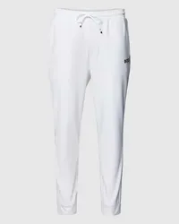 HUGO BOSS Sweatpants mit elastischem Bund Modell 'Hicon Weiss