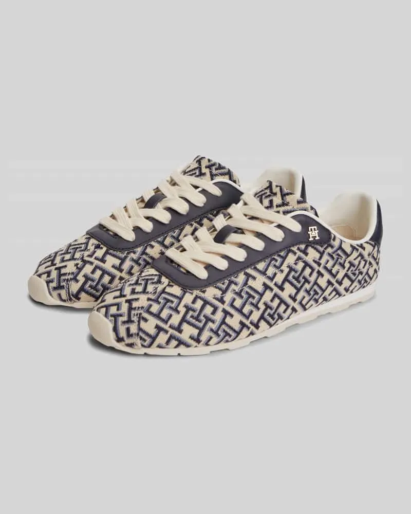 Tommy Hilfiger Sneaker im Allover-Logo-Print Marine