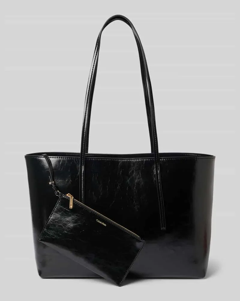 Calvin Klein Shopper mit Label-Detail Black