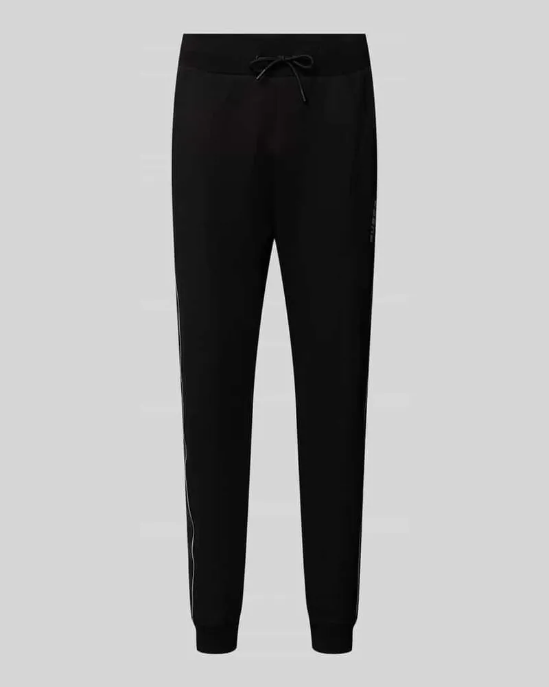 Guess Regular Fit Sweatpants mit Label-Print Modell 'MICKEY Black
