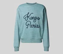 Sweatshirt mit Logo-Stitching