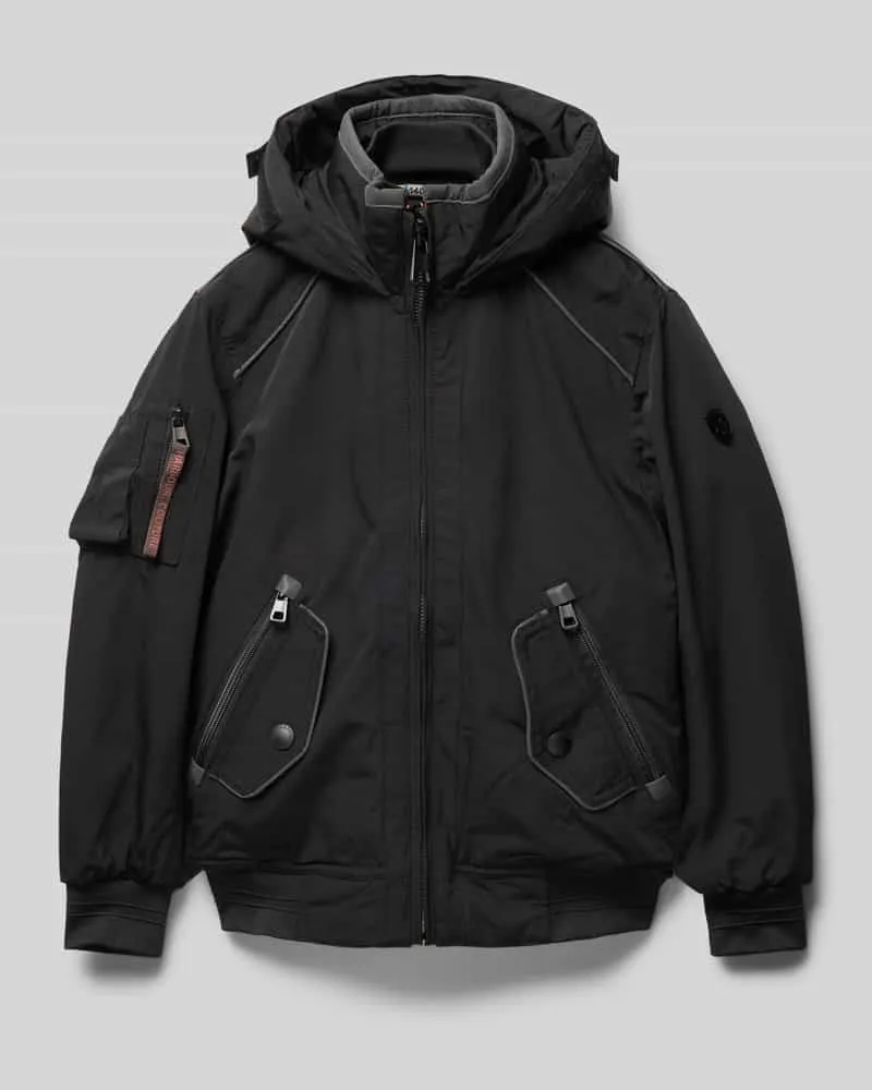 Wellensteyn Jacke mit Kapuze Modell 'Cicero Black