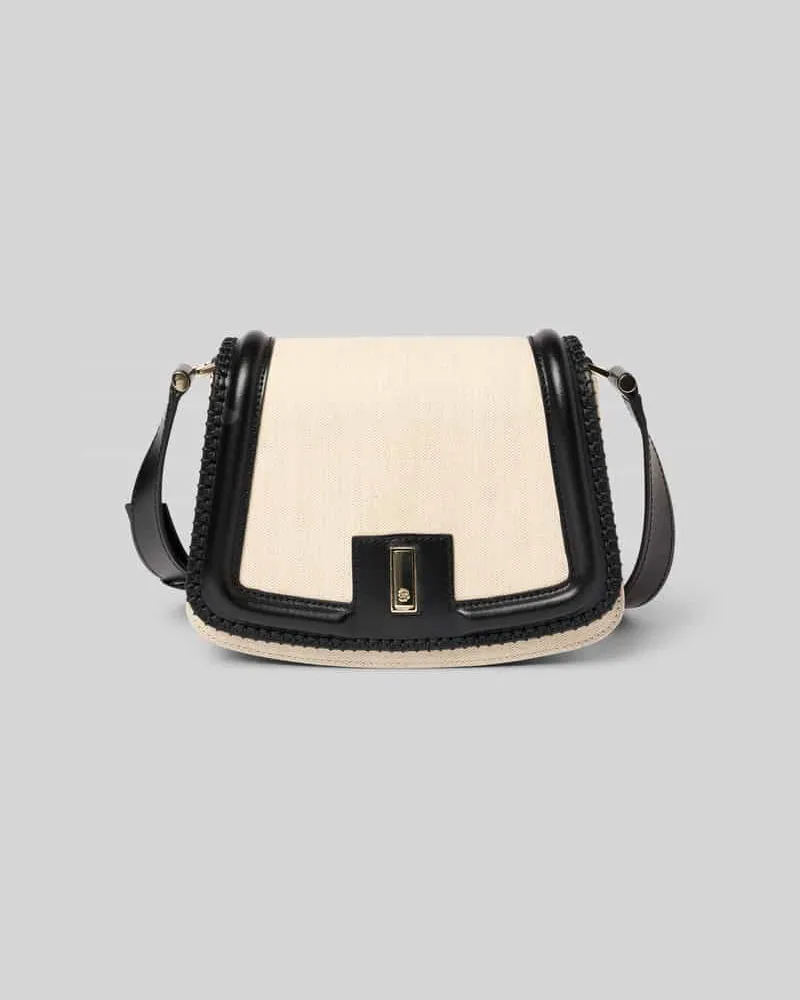 HUGO BOSS Handtasche aus echtem Rindsleder Modell 'Ariell Ecru