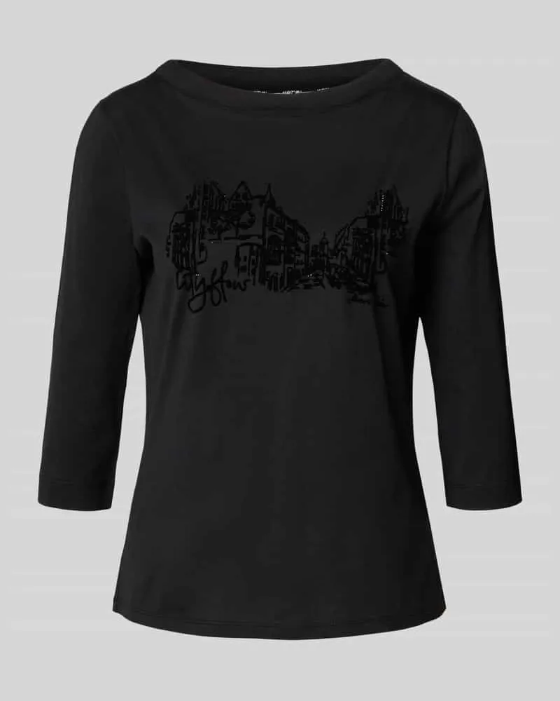 Marc Cain Longsleeve mit 3/4-Arm Black