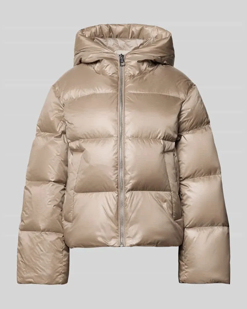 Marc O'Polo Regular Fit Daunenjacke mit Kapuze Stein