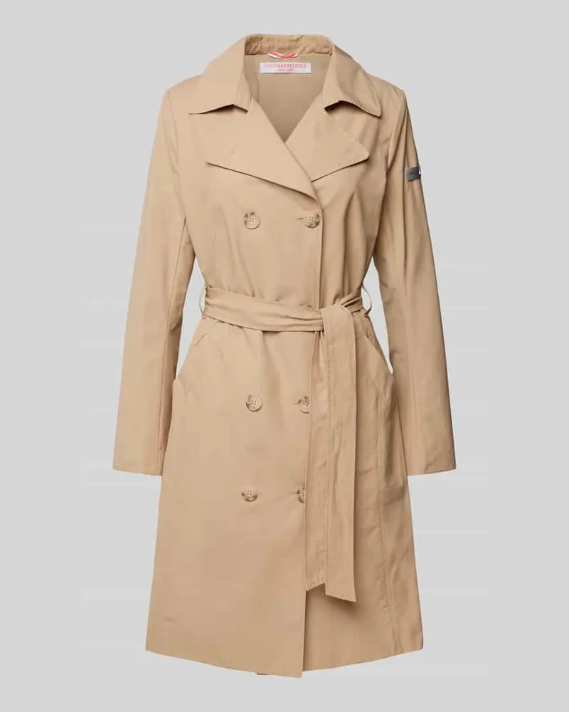 Frieda & Freddies Trenchcoat mit Bindegürtel Modell 'HILLARY NEO Beige