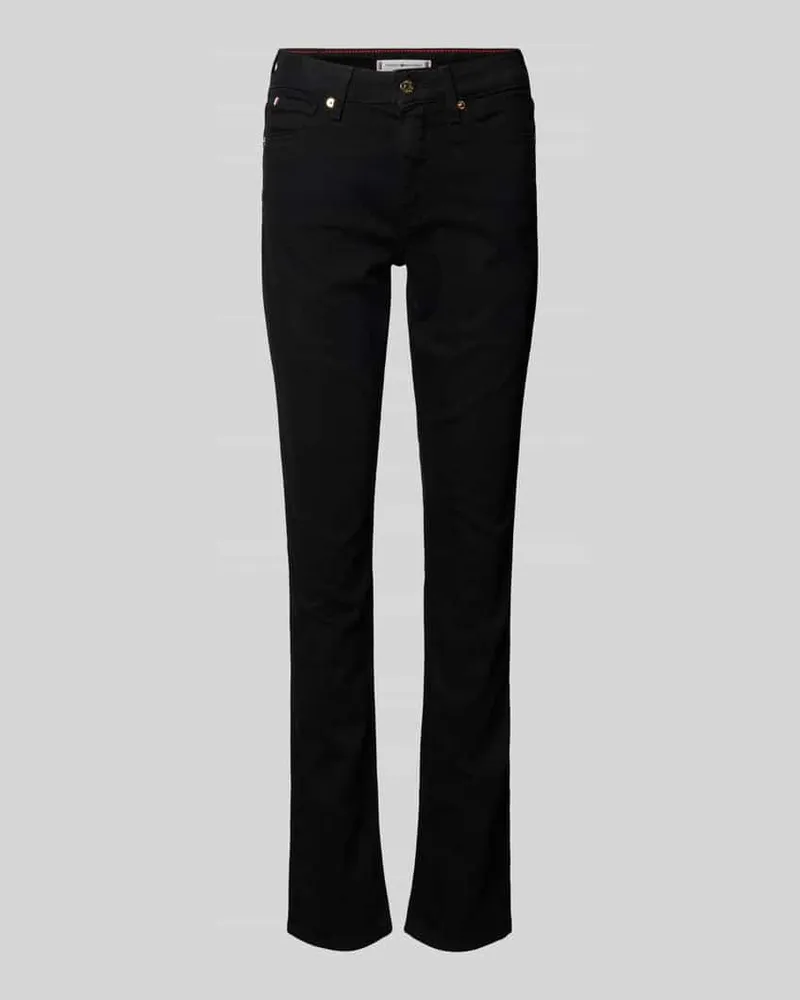 Tommy Hilfiger Slim Fit Jeans aus Baumwoll-Mix Black