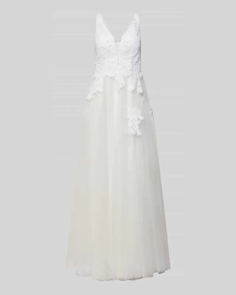 Mascara Brautkleid mit Herz-Ausschnitt Offwhite