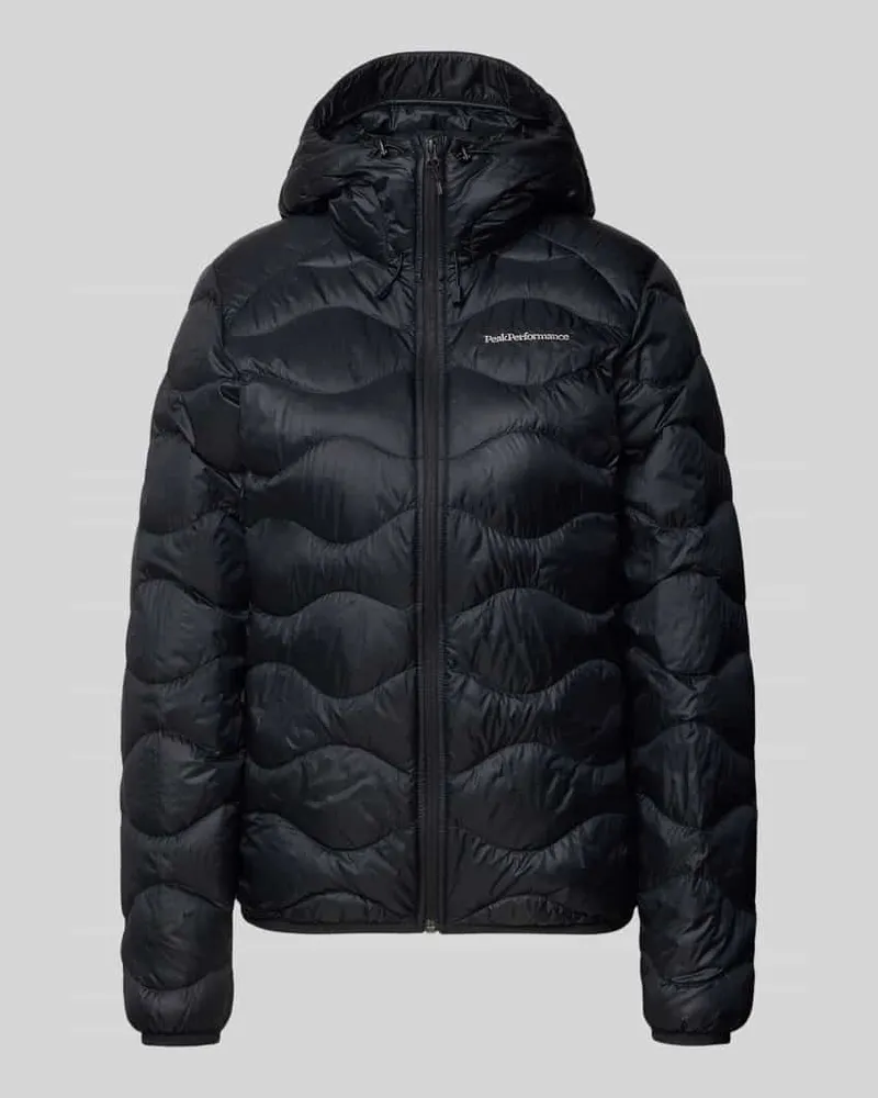 Peak Performance Steppjacke mit Kapuze Black