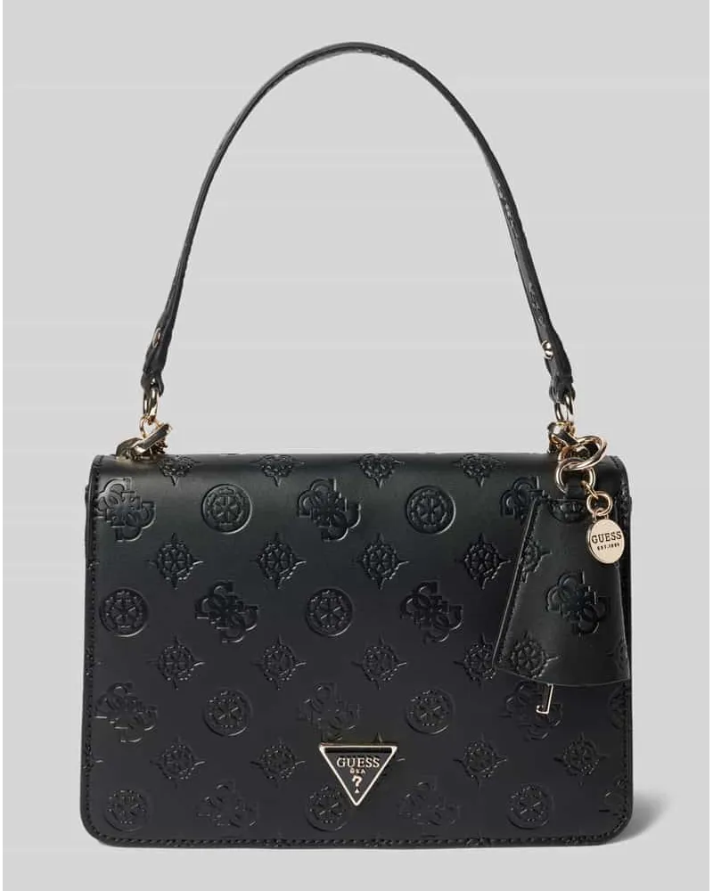 Guess Handtasche mit Label-Detail Modell 'JENA Black