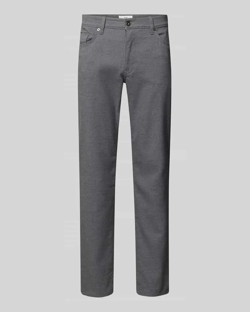 Brax Hose mit Eingrifftaschen Modell 'Cadiz Silber