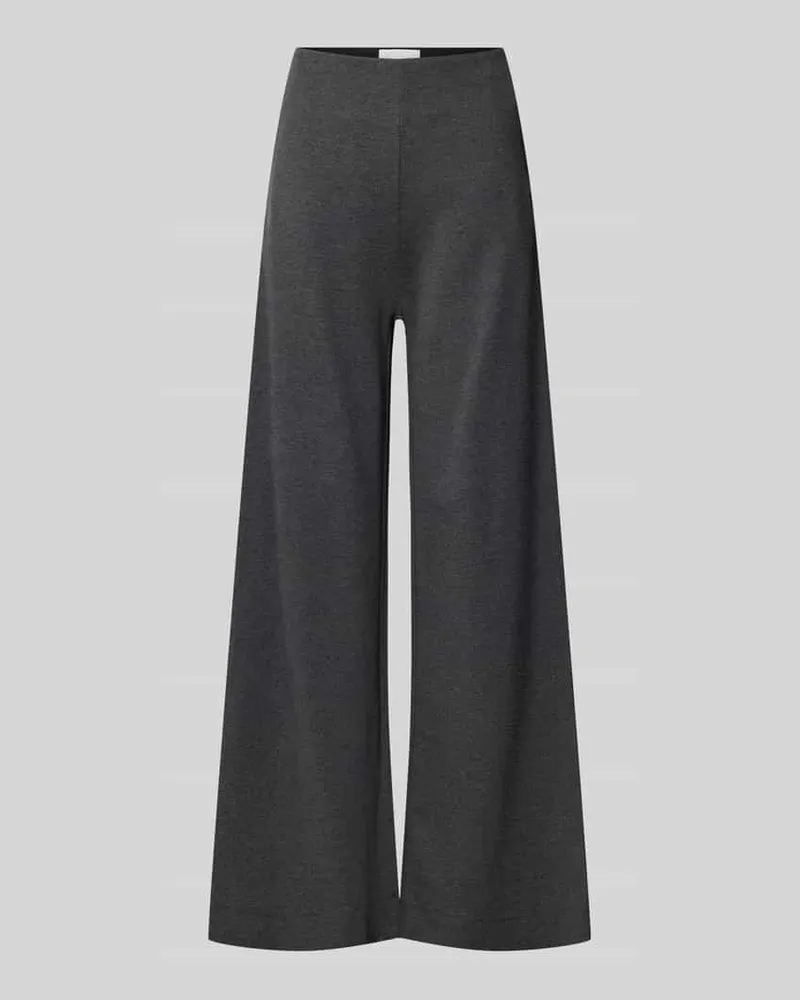 Armedangels Wide Leg Hose mit elastischem Bund Anthrazit