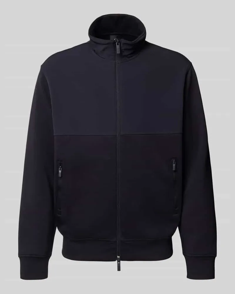 Armani Exchange Sweatjacke mit Zweiwege-Reißverschluss Modell 'FELPA Marine