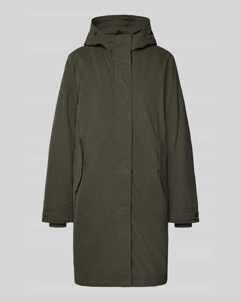 Camel Active Parka mit herausnehmbarem Futter im Leo-Design Gruen