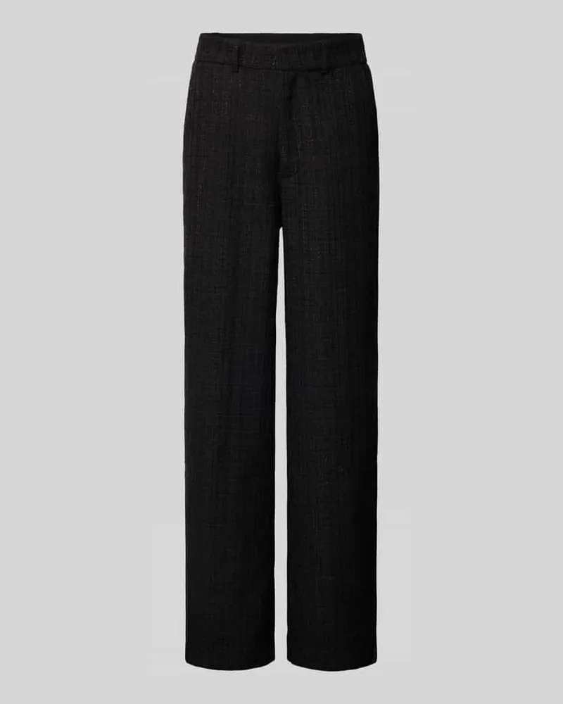 Neo Noir Stoffhose mit Glitter-Effekt Modell 'Emmett Black