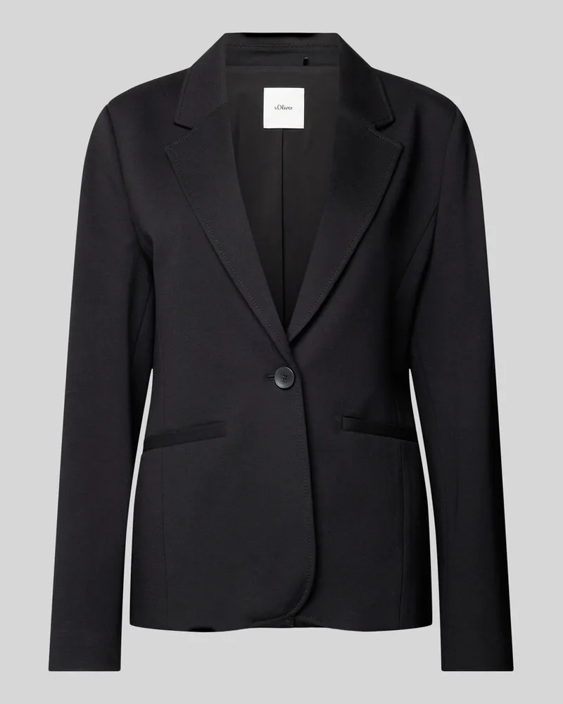 S.Oliver Blazer mit Reverskragen Black