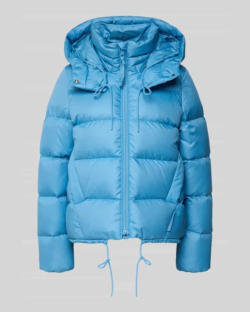 Marc O'Polo Boxy Fit Daunenjacke mit abnehmbarer Kapuze Schilf