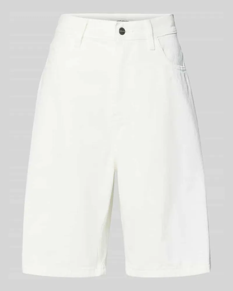 Carhartt WIP Loose Fit Jeansshorts im 5-Pocket-Design Modell 'Brandon Weiss